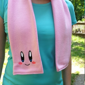 Fleece Pink Kirby Scarf