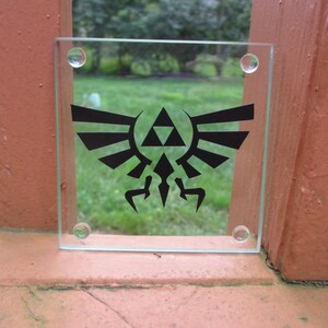 Zelda Vinyl Glass Coaster