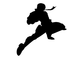 Captain Falcon Knee Vinyl Sticker/Decal