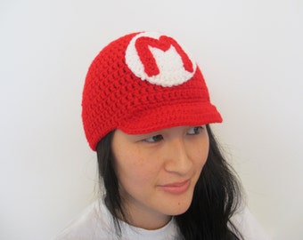 Crocheted Mario Hat