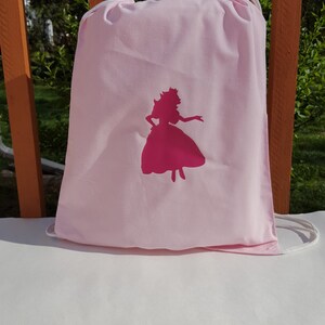 Peach SSB4 Cotton Draw String Bag