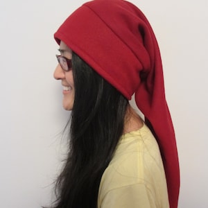Fleece Maroon Zelda Link Hat