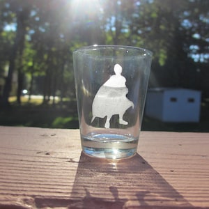 Marth SSB4 Silhouette Etched Shot Glass