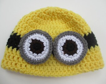 Crocheted Minion Hat