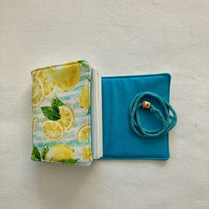 Handmade Mini Journal  – Hand-Bound Sketchbook - Mixed Media