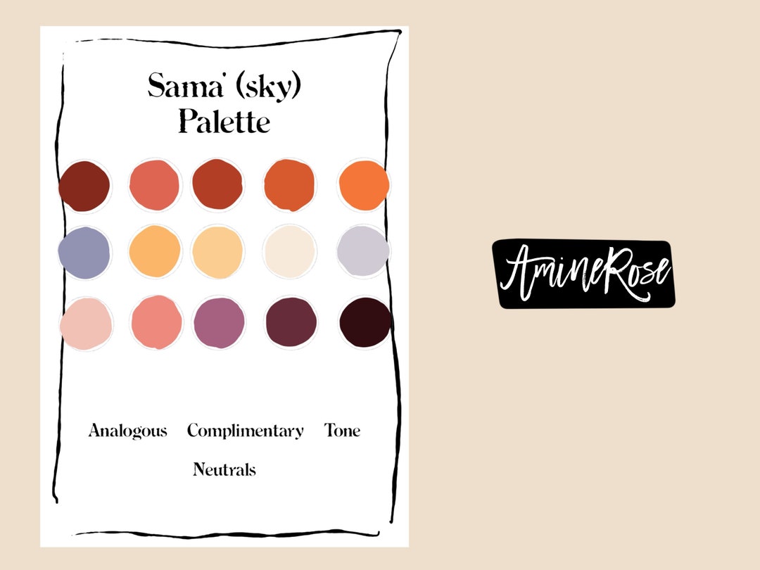 Sama Color In Procreate Color Palette, Color Swatch, Sama, Sky Colors, Warm, Ipad ...