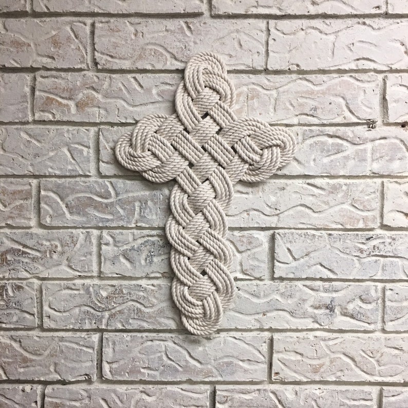 Two Rope Cross Rope Cross - Celtic Cross - Crosses - 100% Cotton Rope Cross ...