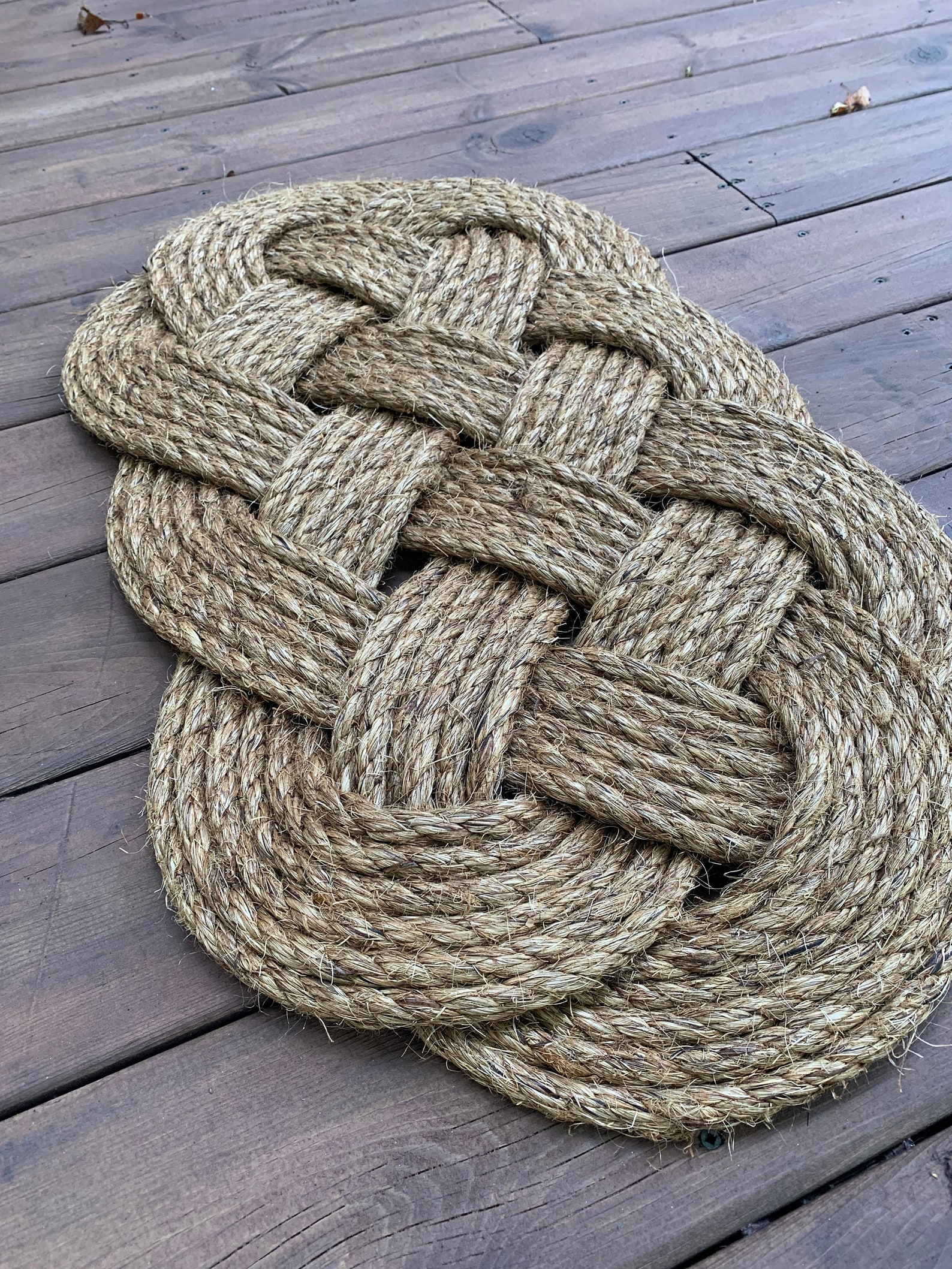 1 Rope Rug - Rope Knots - Nautical Rug - Outdoor Rug - Nautical Decor ...