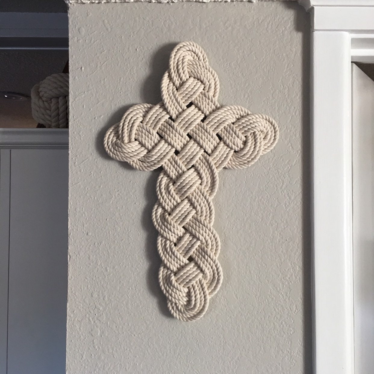 Two Rope Cross Rope Cross - Celtic Cross - Crosses - 100% Cotton Rope Cross ...