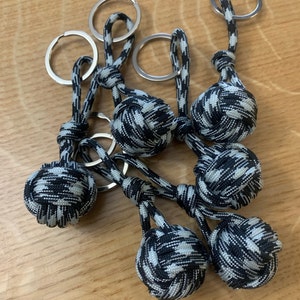 Nautical Keychain - monkey fist knot - sailor gifts