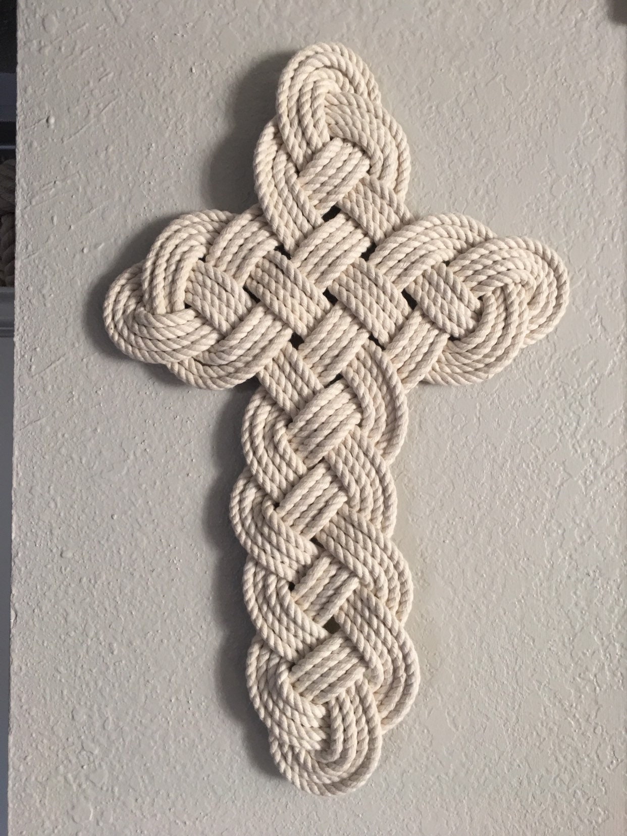 Two Rope Cross Rope Cross - Celtic Cross - Crosses - 100% Cotton Rope Cross ...