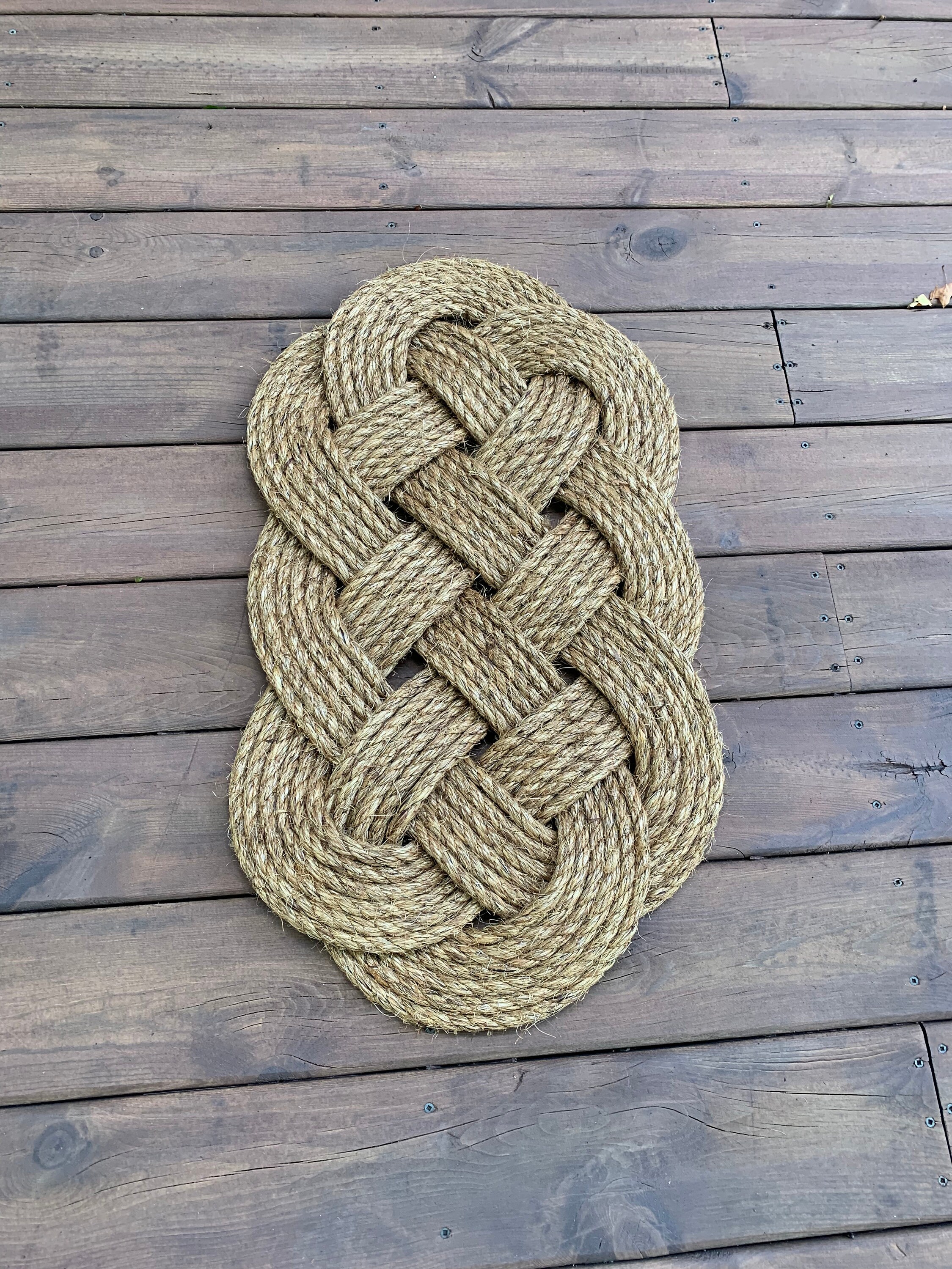 1 Rope Rug - Rope Knots - Nautical Rug - Outdoor Rug - Nautical Decor ...