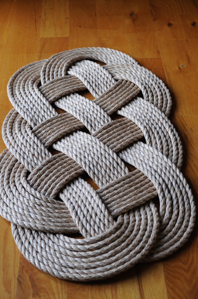 Nautical Decor Pro Manila Rope Rug Front Door Etsy