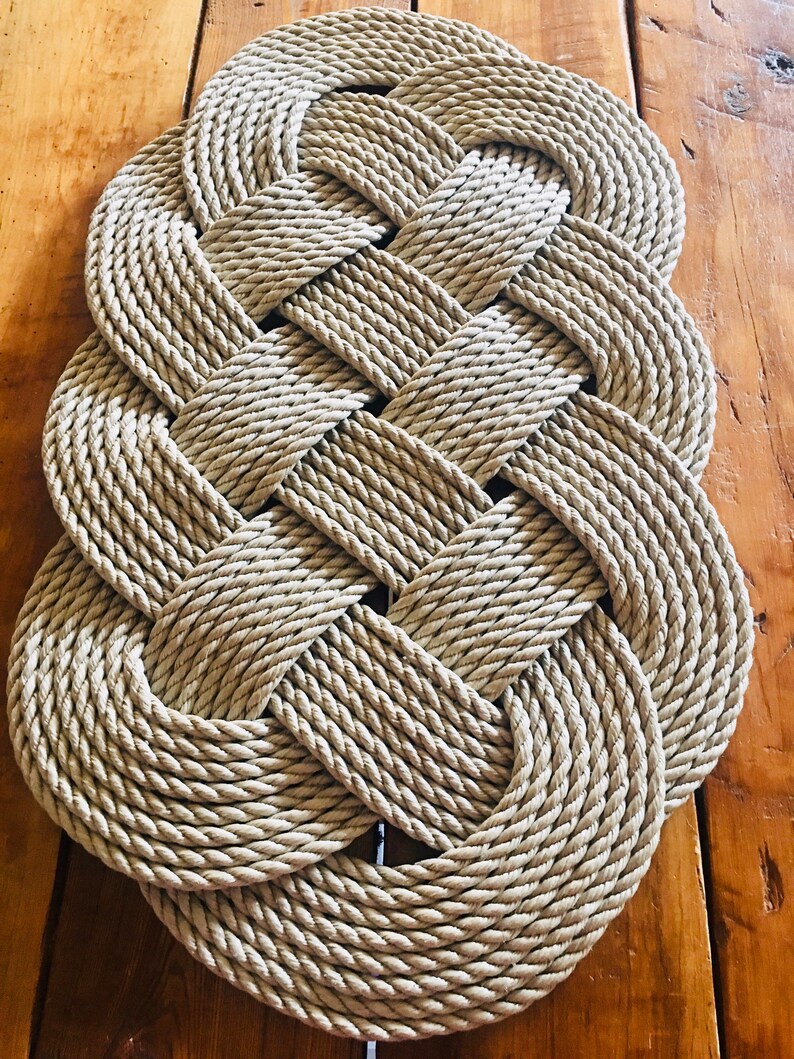 Nautical Mat Pro Manila Rope Rug Front Door Mat Etsy