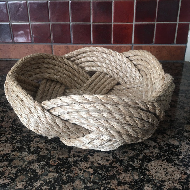 Nautical Decor Nautical Rope Bowl Nautical Gift Nautical Etsy
