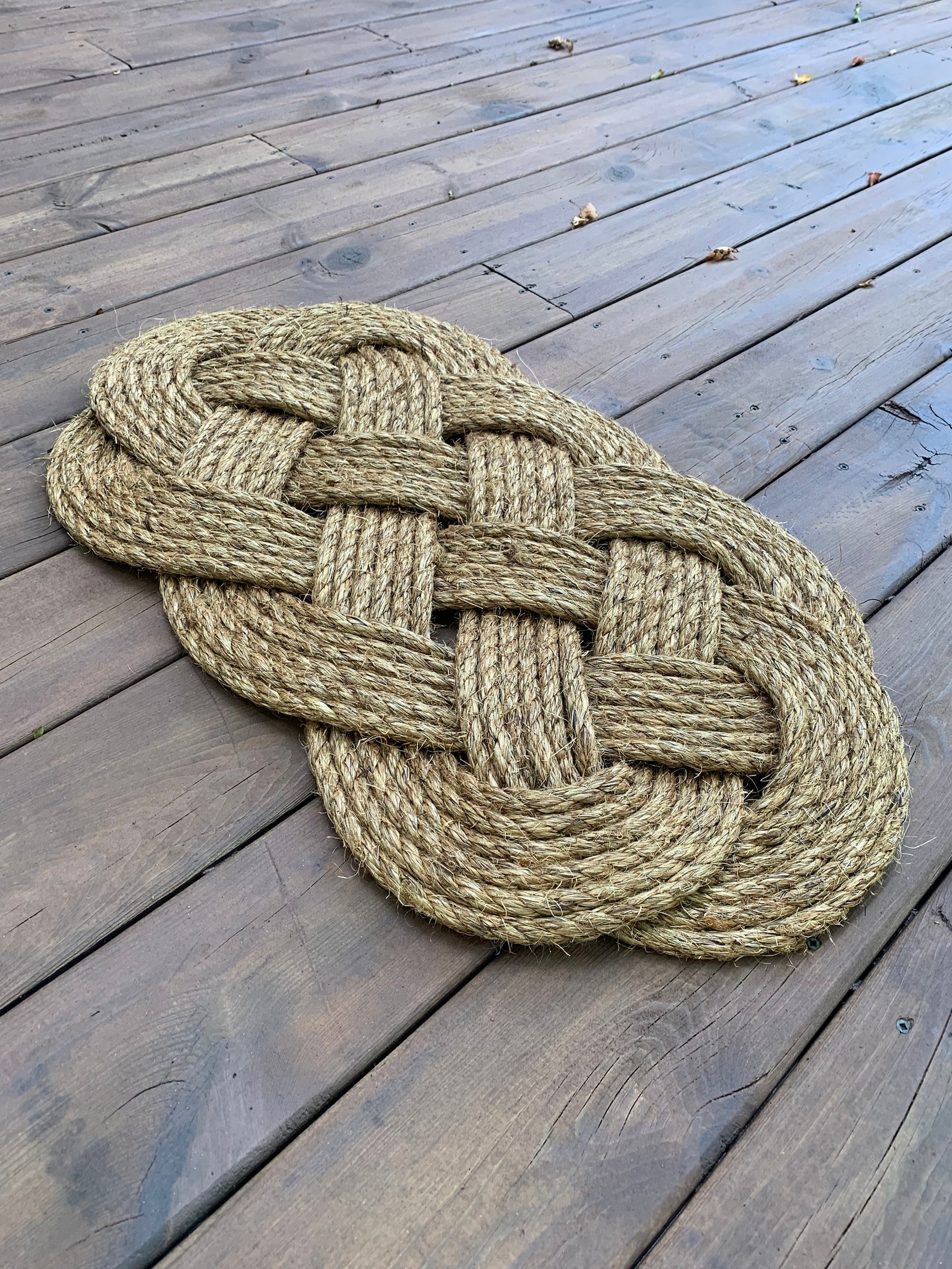 1 Rope Rug - Rope Knots - Nautical Rug - Outdoor Rug - Nautical Decor ...