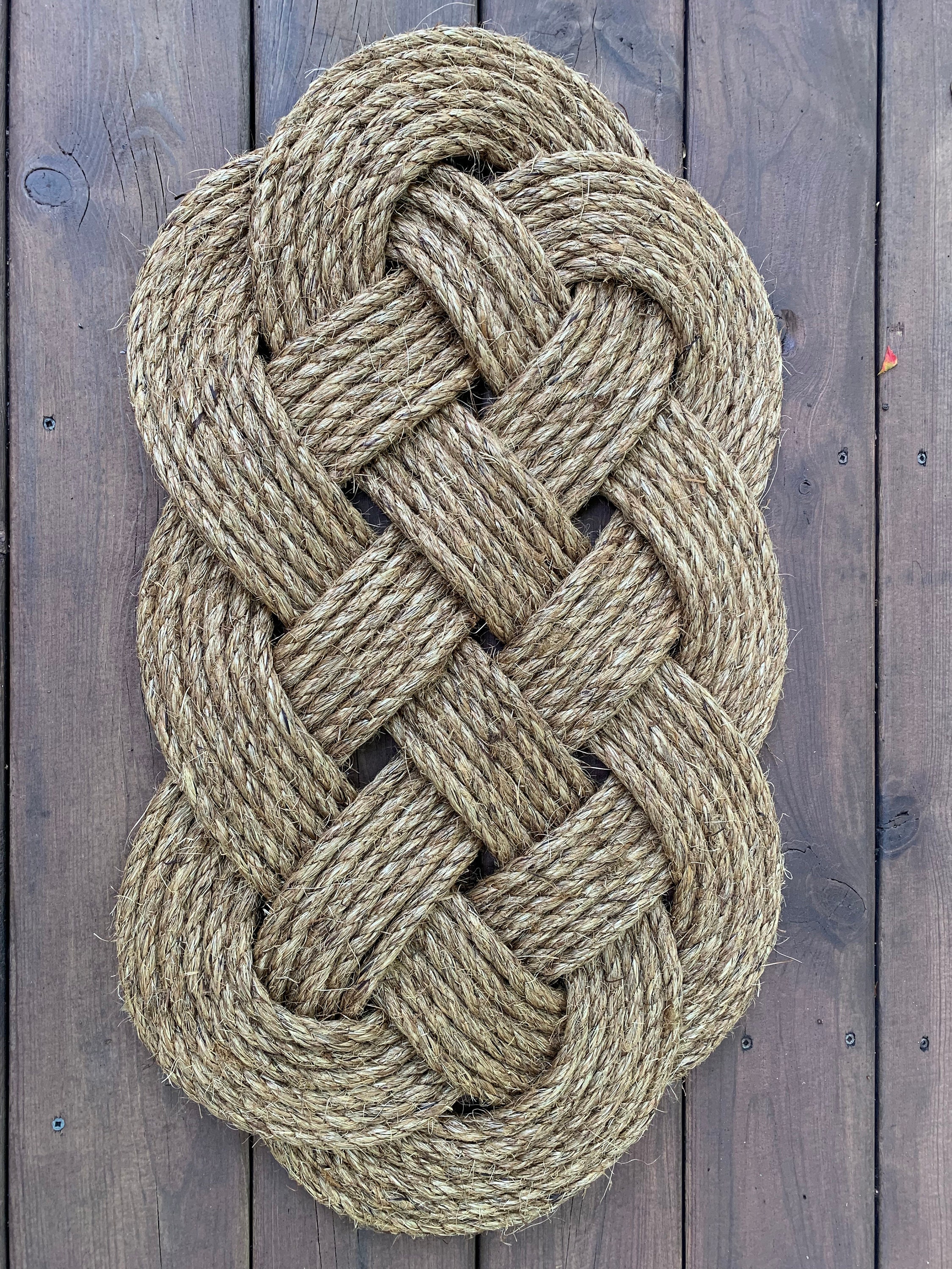 1 Rope Rug - Rope Knots - Nautical Rug - Outdoor Rug - Nautical Decor ...