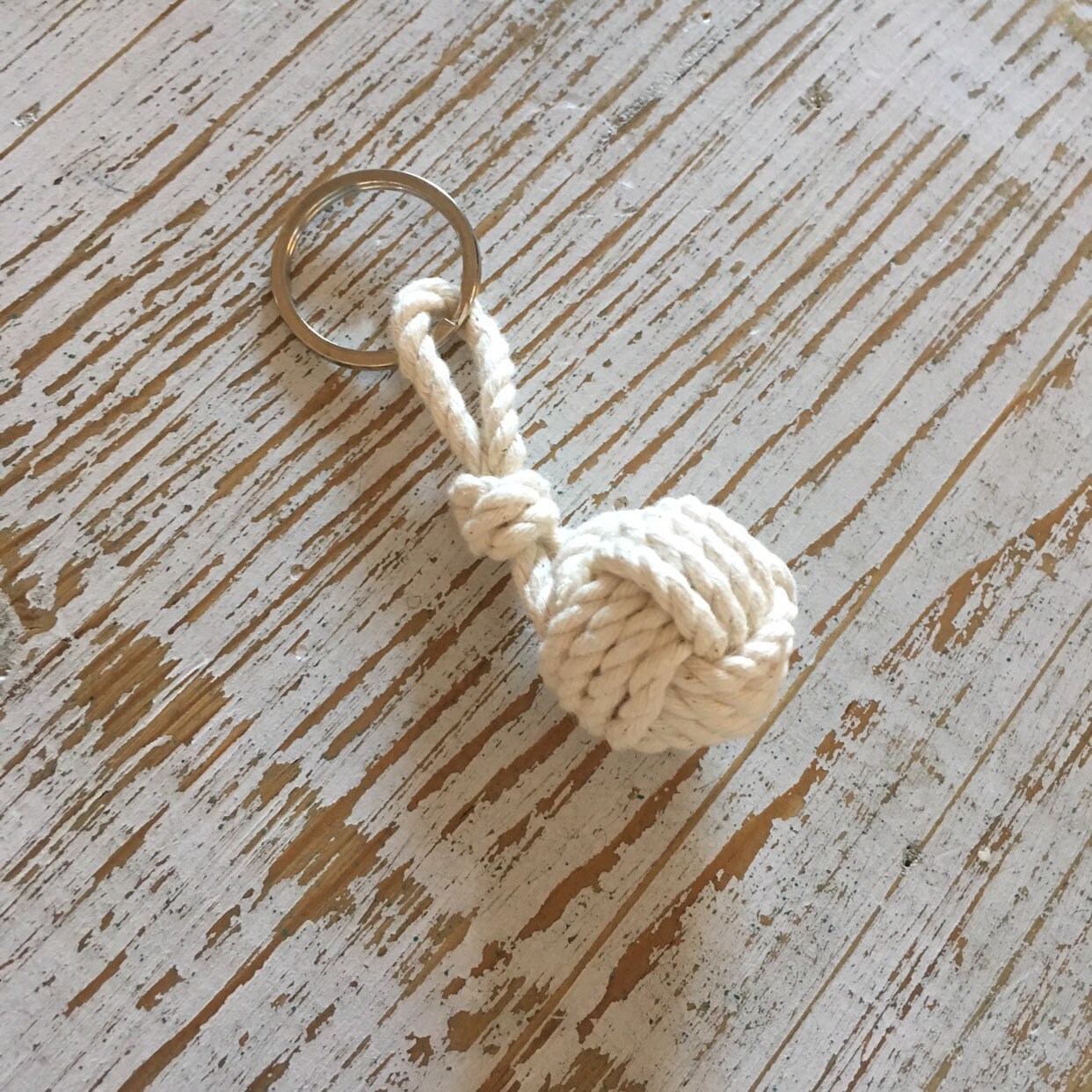 Nautical Rope Key Sizes Nautical Key Chain - Key Fob - Rope Knots Tying the Knot Gifts ...