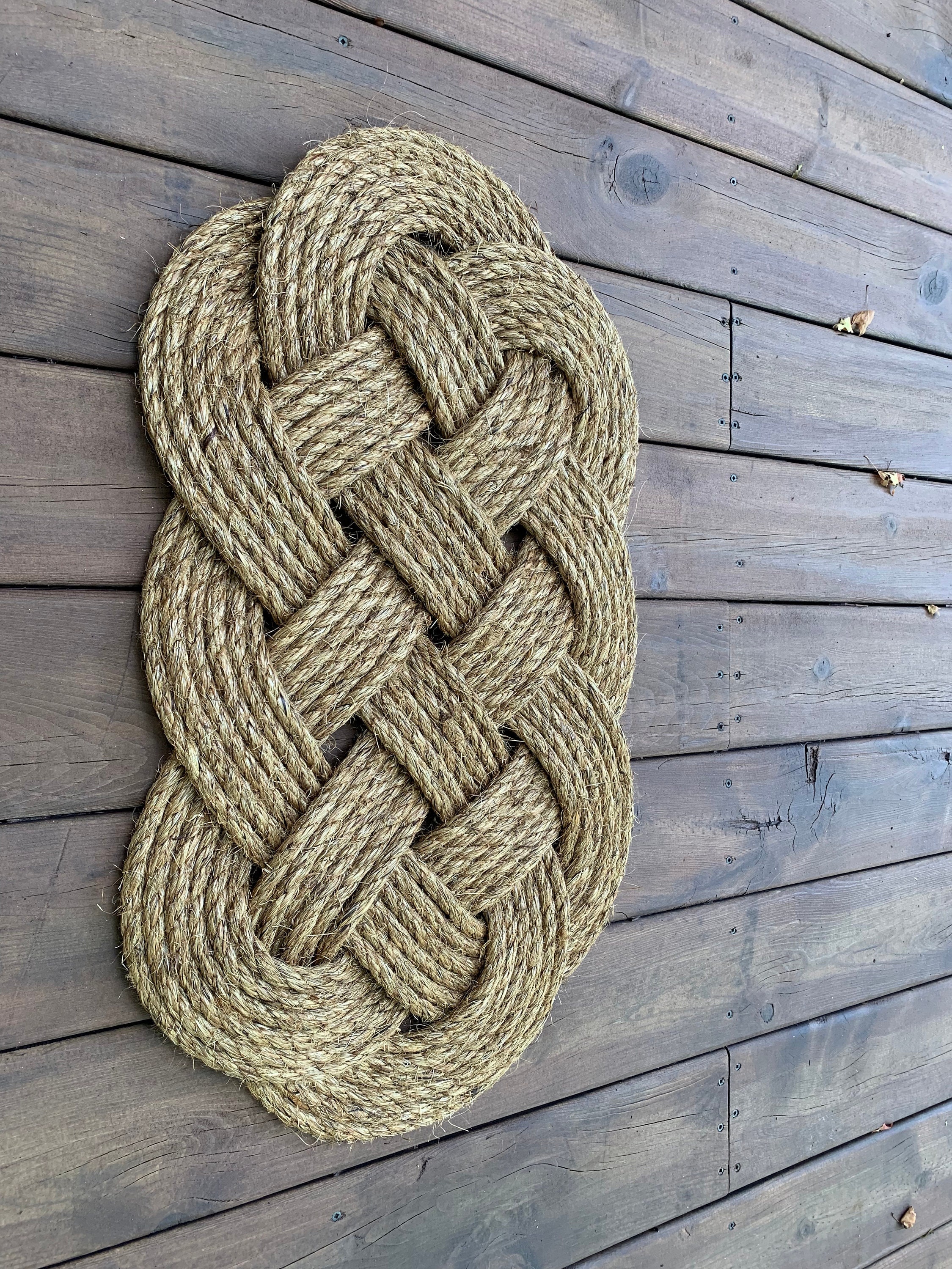 1 Rope Rug - Rope Knots - Nautical Rug - Outdoor Rug - Nautical Decor ...