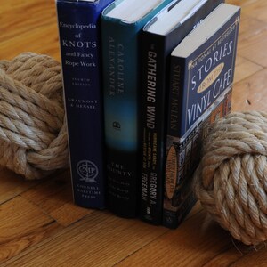 Sisal Rope Bookends - Nautical Decor - Rope - Nautical Gifts - (this is ...