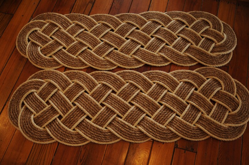 Rope Rug Manila and Sisal Rope Rug Nautical Rope Rug Etsy