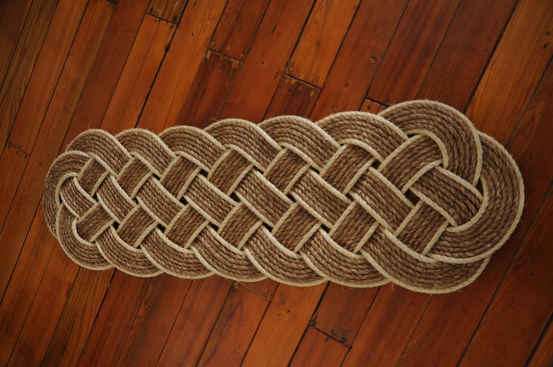 Rope Rug Manila and Sisal Rope Rug Nautical Rope Rug Etsy