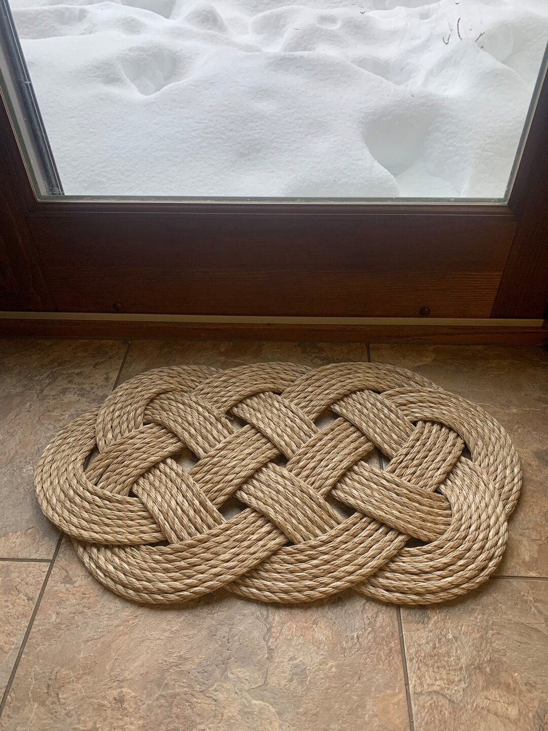 Rope Rug - Sailing Mat - Nautical Decor - 26” X 15” - Etsy