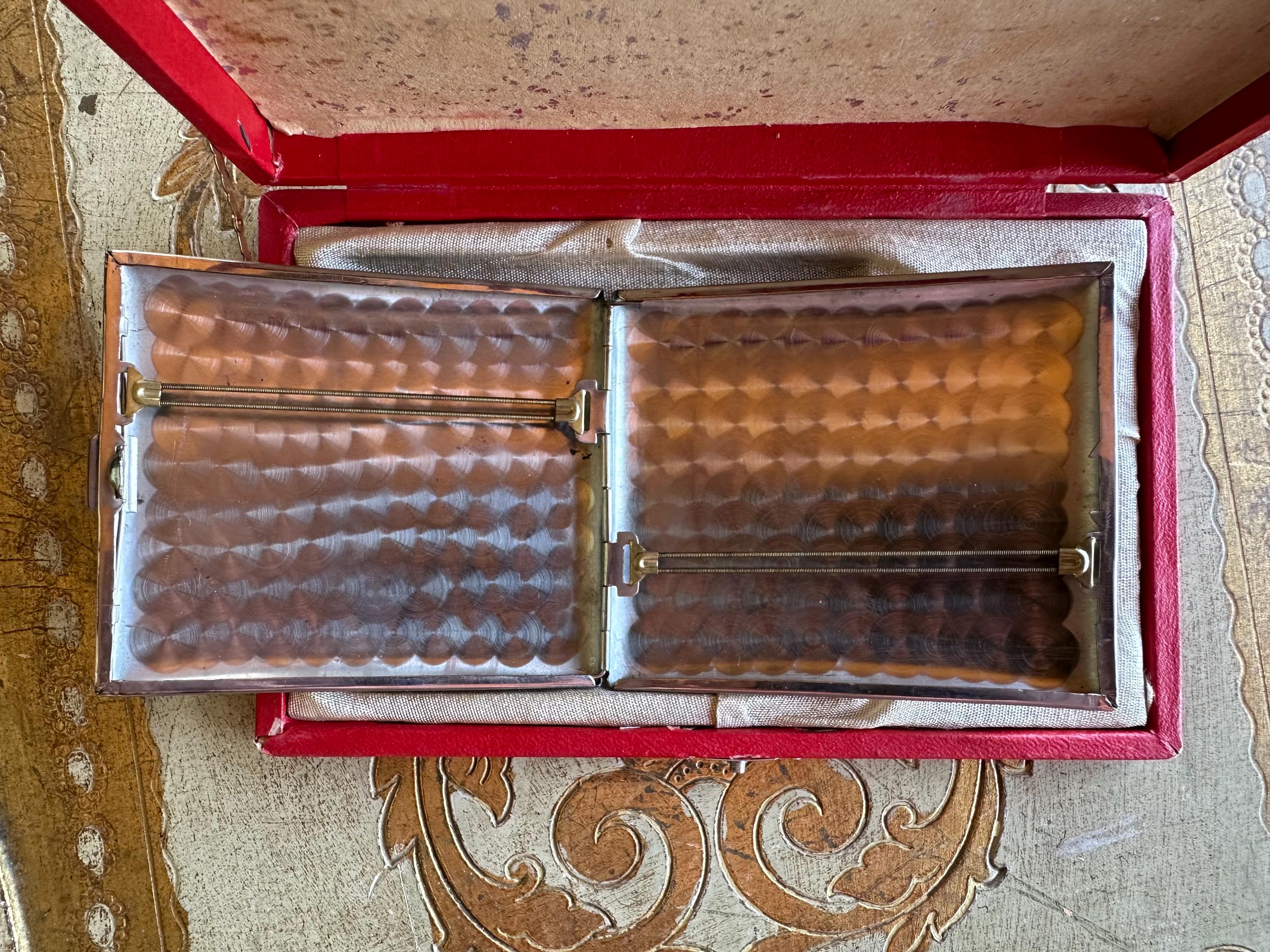 U.S. 100 Bill Cigarette Case With Matching 100 Bill Lighter — in Original  Box — circa 1940
