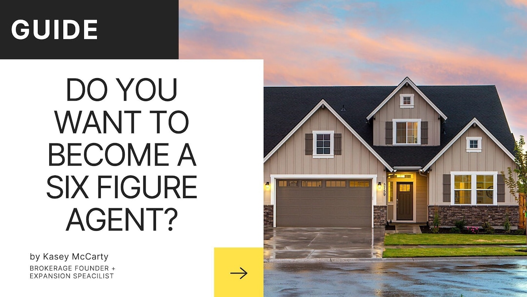 Six Figure Real Estate Agent Guide Etsy