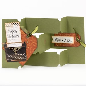 Paper Handmade Greeting Cards, Handmade Birthday Note Cards, Handmade Paper Typewriter Birthday Card, Birthday Card for Man or Woman