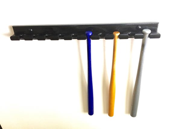 10 mini souvenir baseball bat vertical bat rack