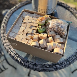 Mini firewood kit for Solo Stove Mesa and other brand table top fire pits