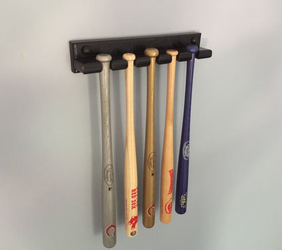 5 mini souvenir baseball bat vertical bat rack