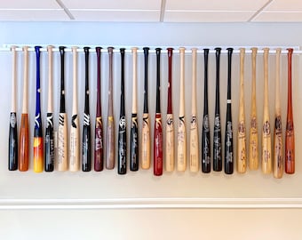 Support Mural En Bois Pour Gant De Baseball – Décor Folk Art, Porte-batte, Balle Et Casquette