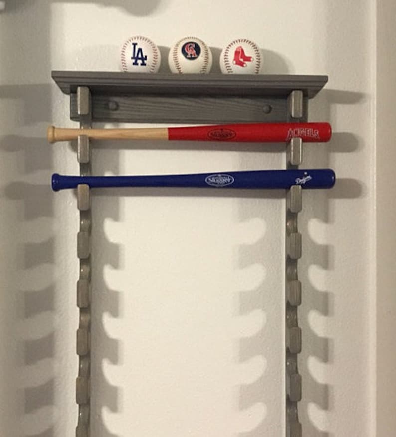 10 Mini Souvenir Bat Horizontal Baseball Bat Display Rack With Etsy
