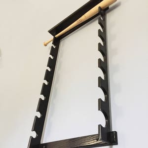 Baseball Bat rack for 8 full sized baseball bats with trophy or ball shelf