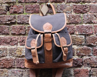 etsy leather backpack