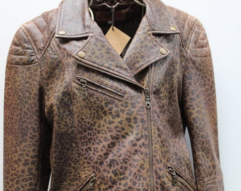 ジャケット・アウター GUAGLIANONE leather leopard zip jacket GAUZE 1st JKT | Lightweight Shirt Jacket | Leopard – HANSEN