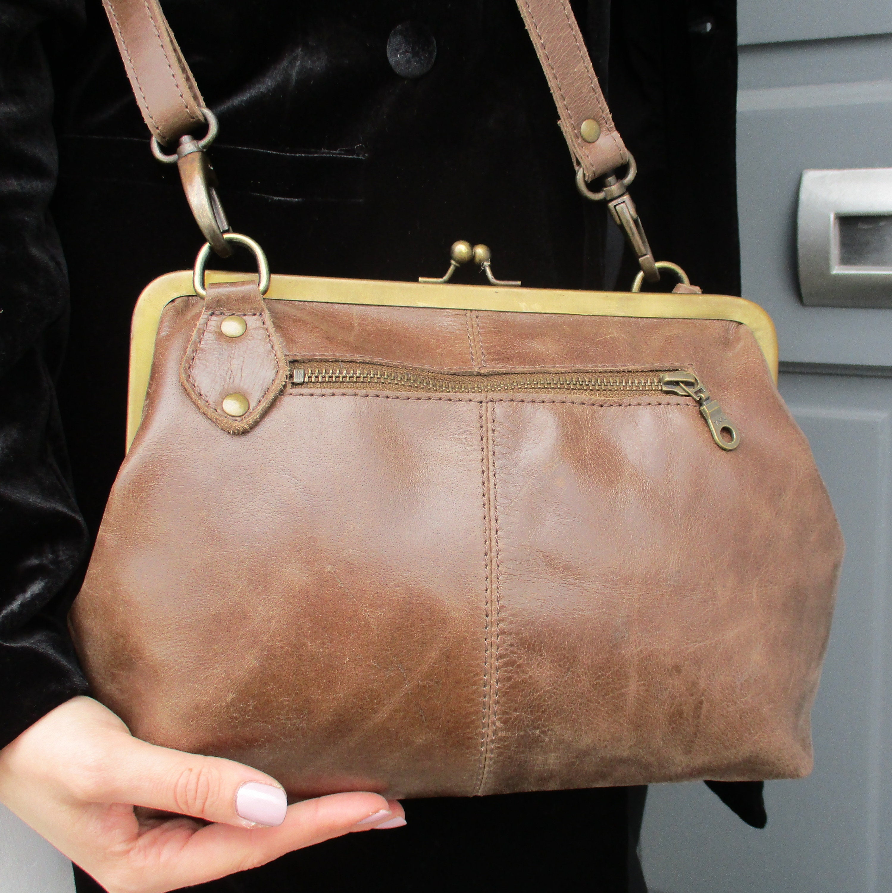 Clasp hotsell shoulder bag