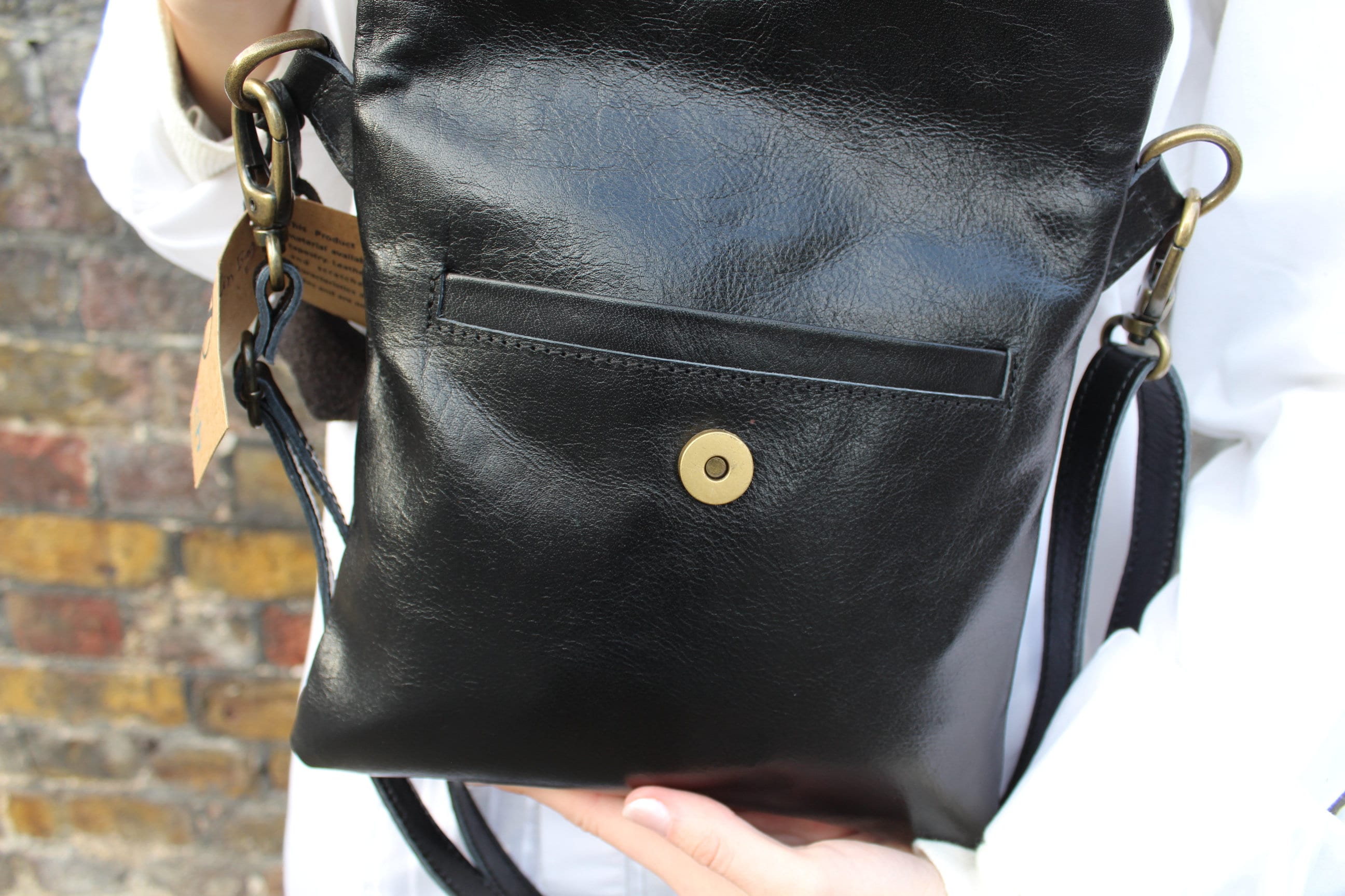 Mini Clip Bag Flap Over, Black Clasp Lock Purse, Black Mini Clip Bag Flap Over, Black Clasp Lock Purse, Black