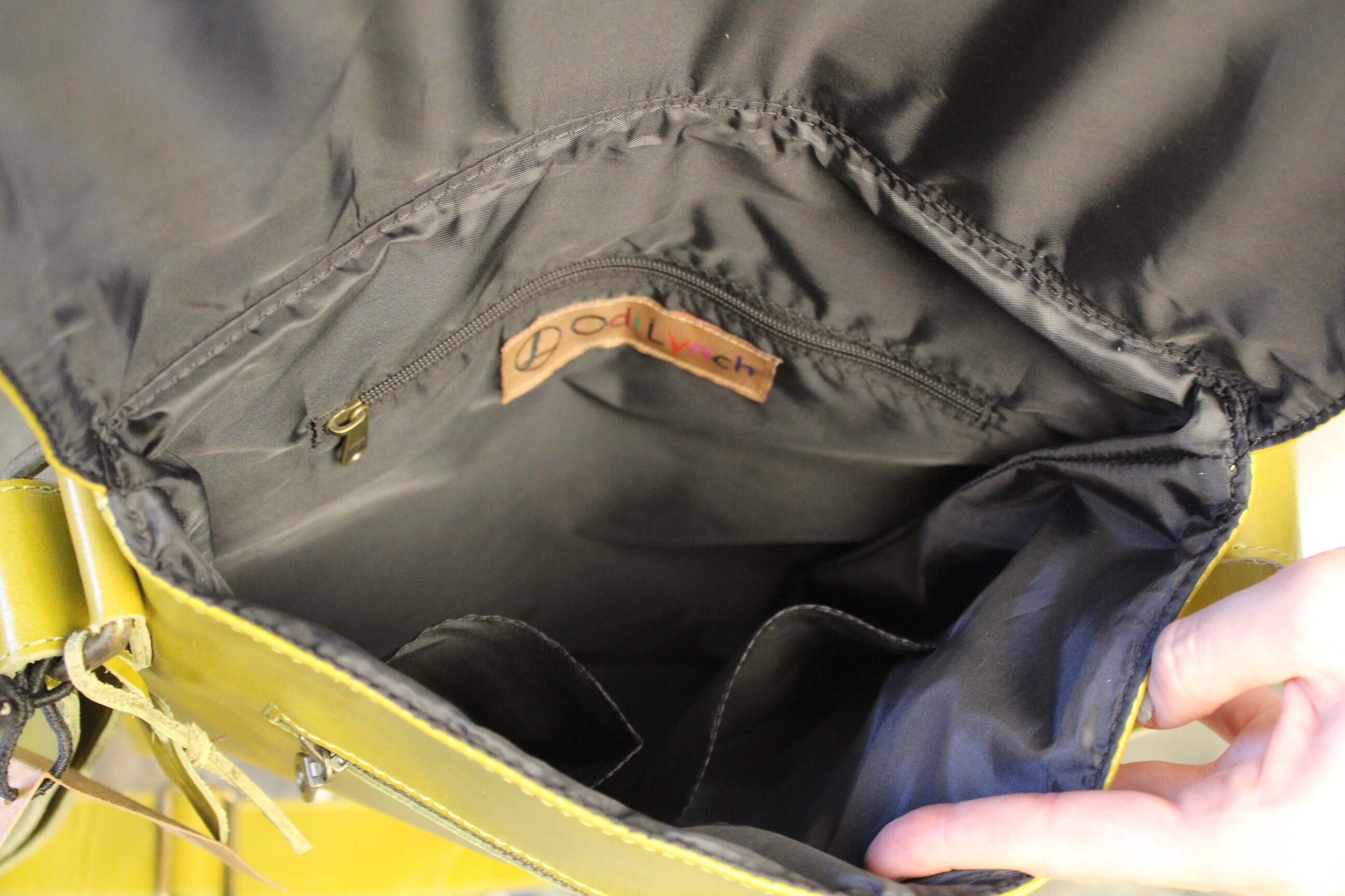 Avocado Green Messenger Bag: Leather Laptop Bag With Pockets - Etsy