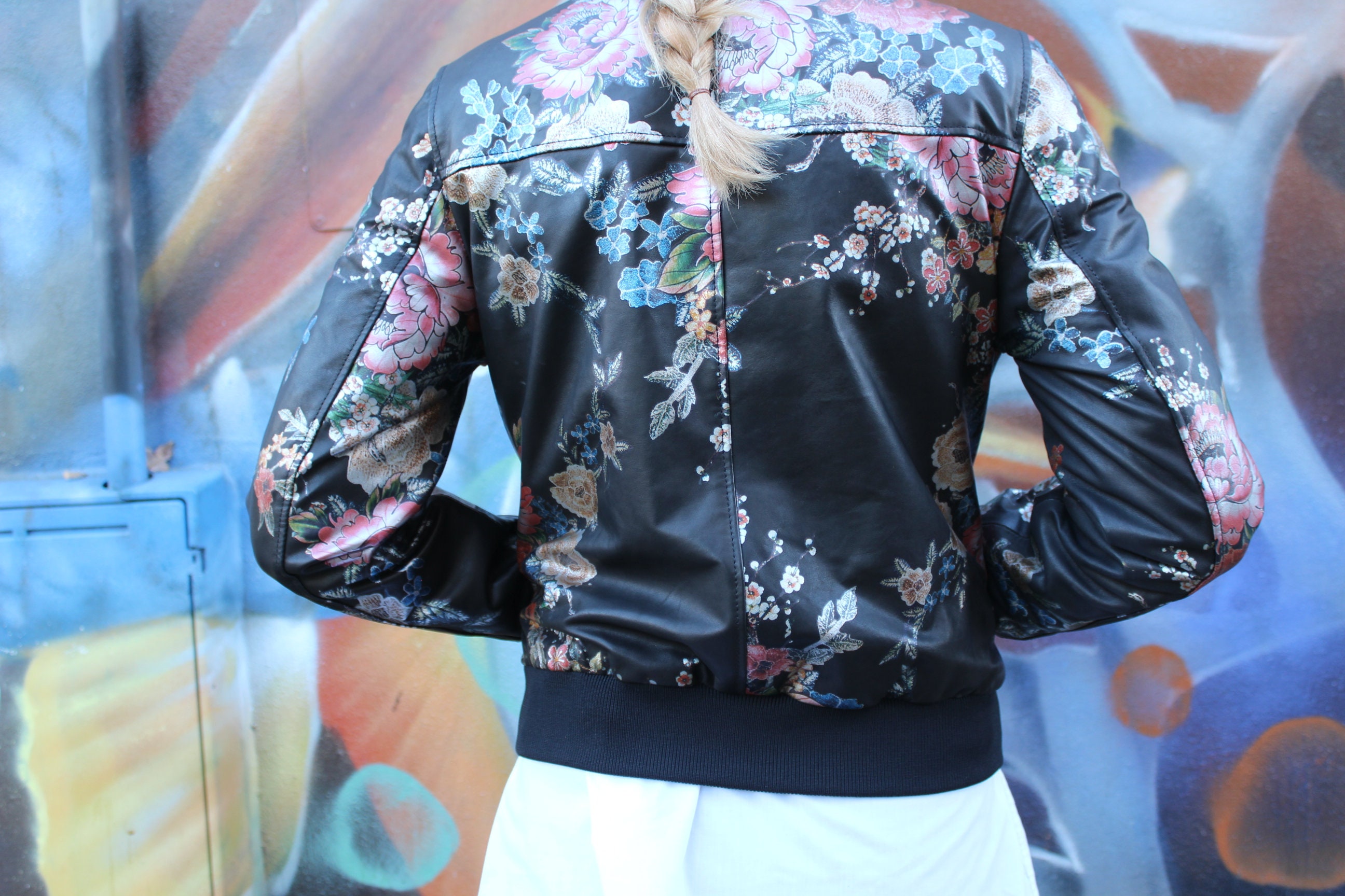 ★関税込★Margarin Fingers★RIBBON LEATHER BOMBER JACKET★ Margarin Fingers