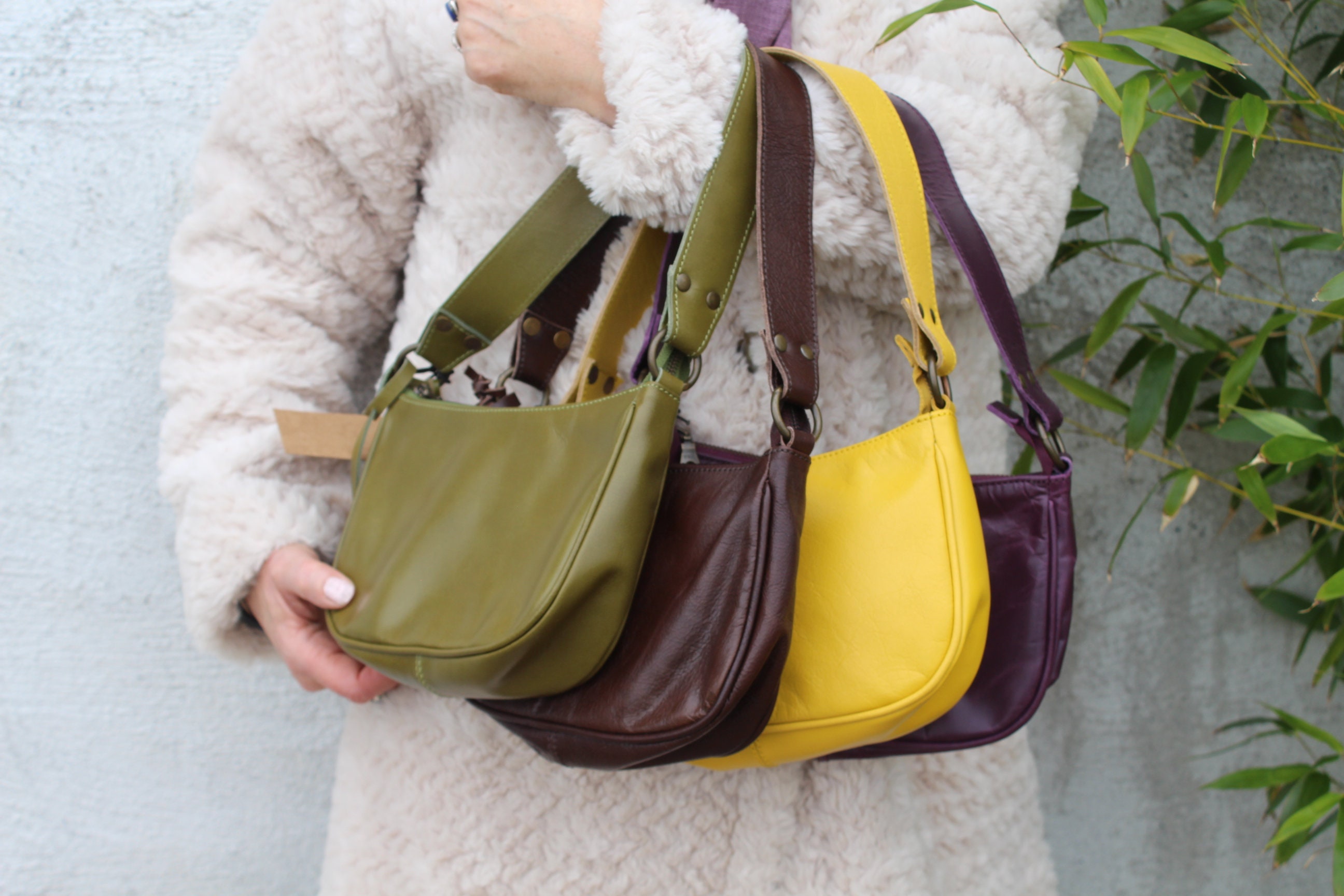 Baguette Bag Yellow Leather Manchester Detachable Long Strap Genuine Leather Shoulder Bag With Cross Body Option Sling Bag Yellow Purse Etsy Ireland