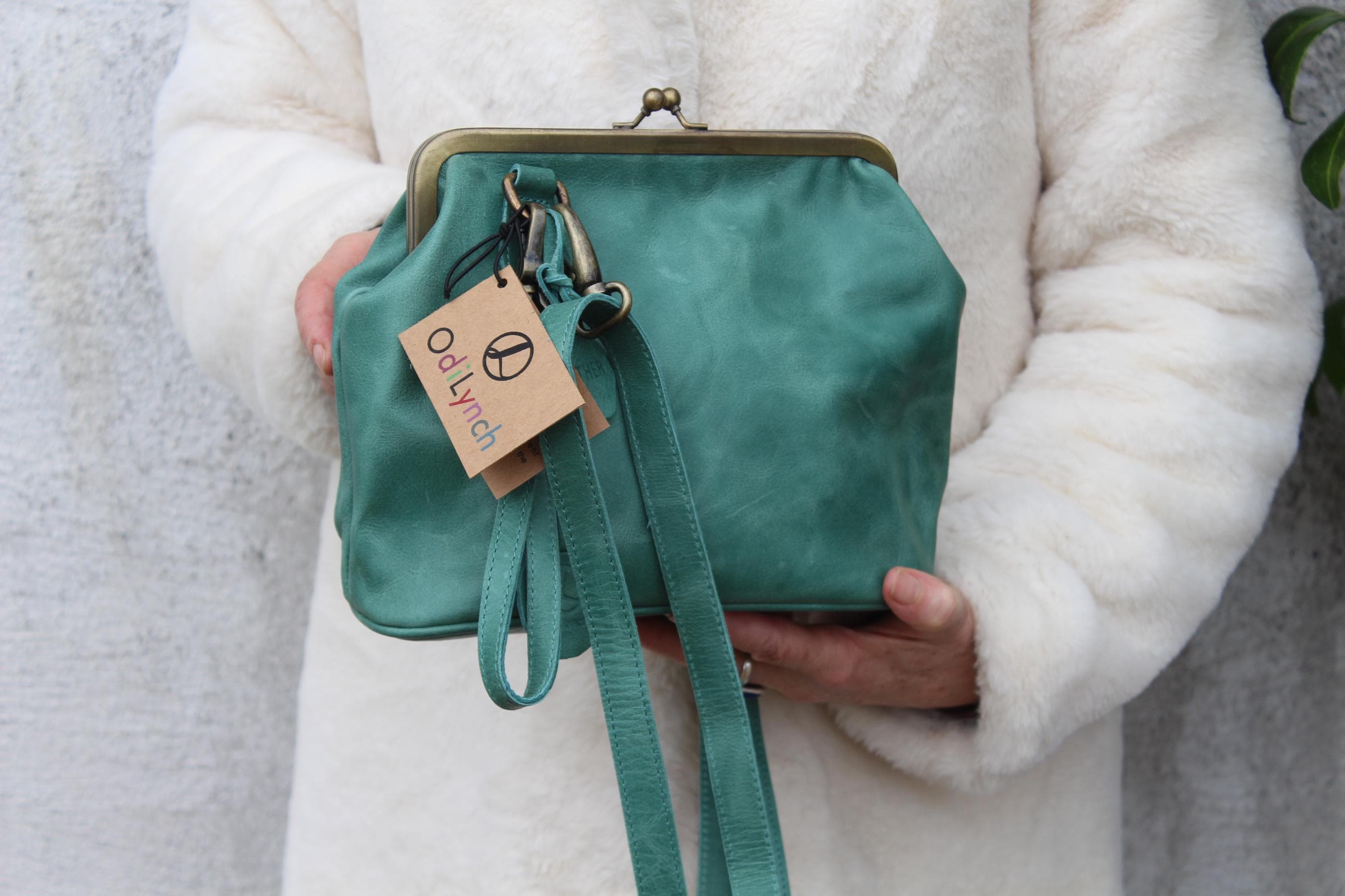 Turquoise handbag Italia