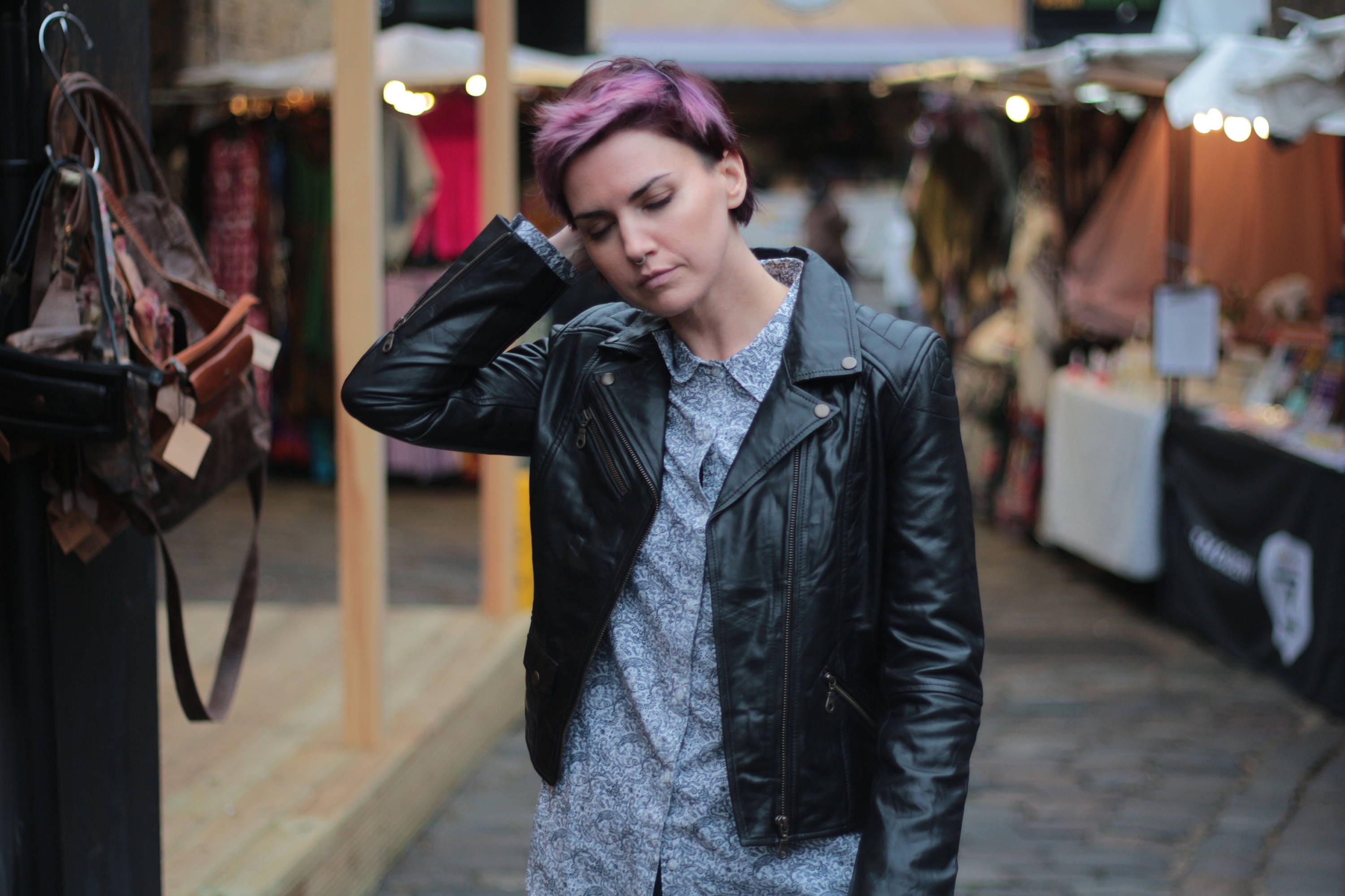 Black Leather Biker Jacket: Soft Genuine Leather, YKK Zips - Etsy