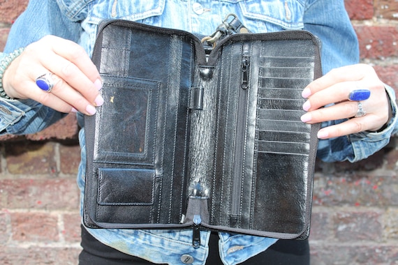 小物 BLACK COLLECTION LONG WALLET WITH ZIP Amazon.com: Moflycom Womens Wallet RFID Blocking Genuine Leather