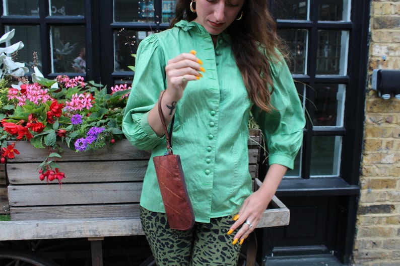 Sunglasses or Glasses Case Teakleaf Brown Vegan Sustainable for all the Eco-aware people in the world