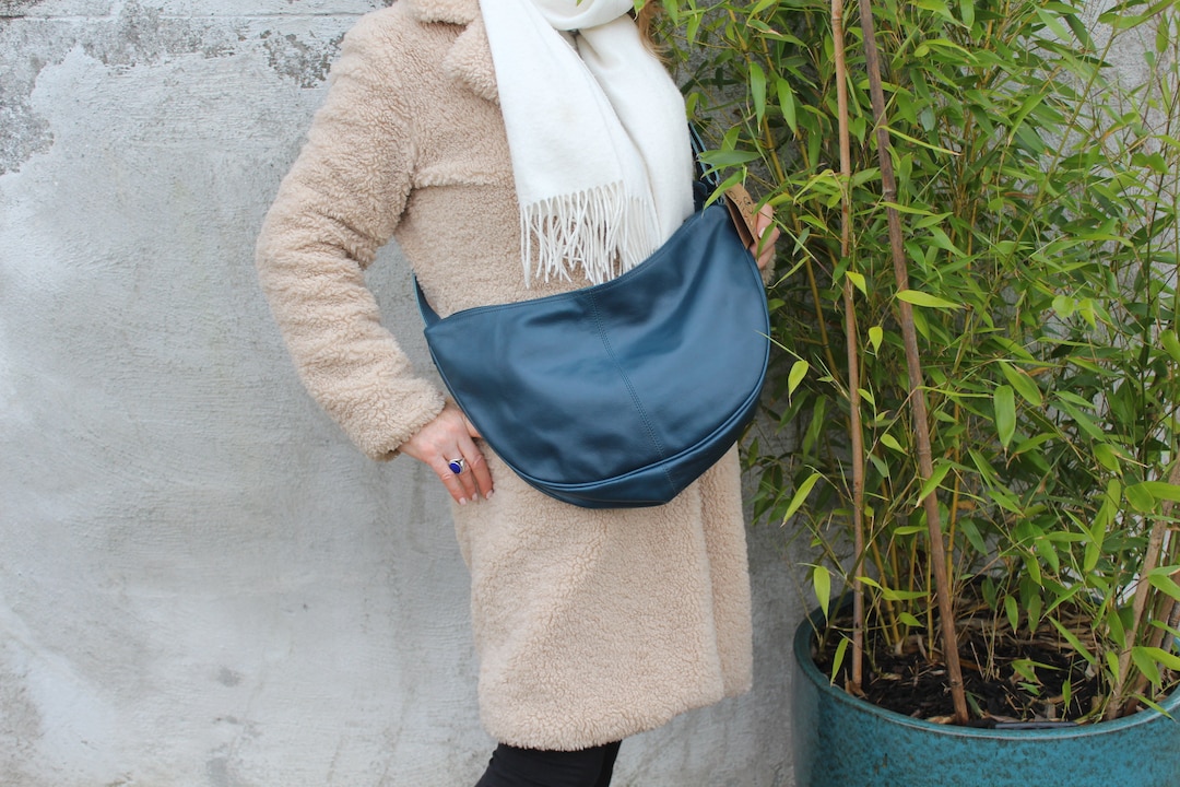 Blue slouch bag hotsell