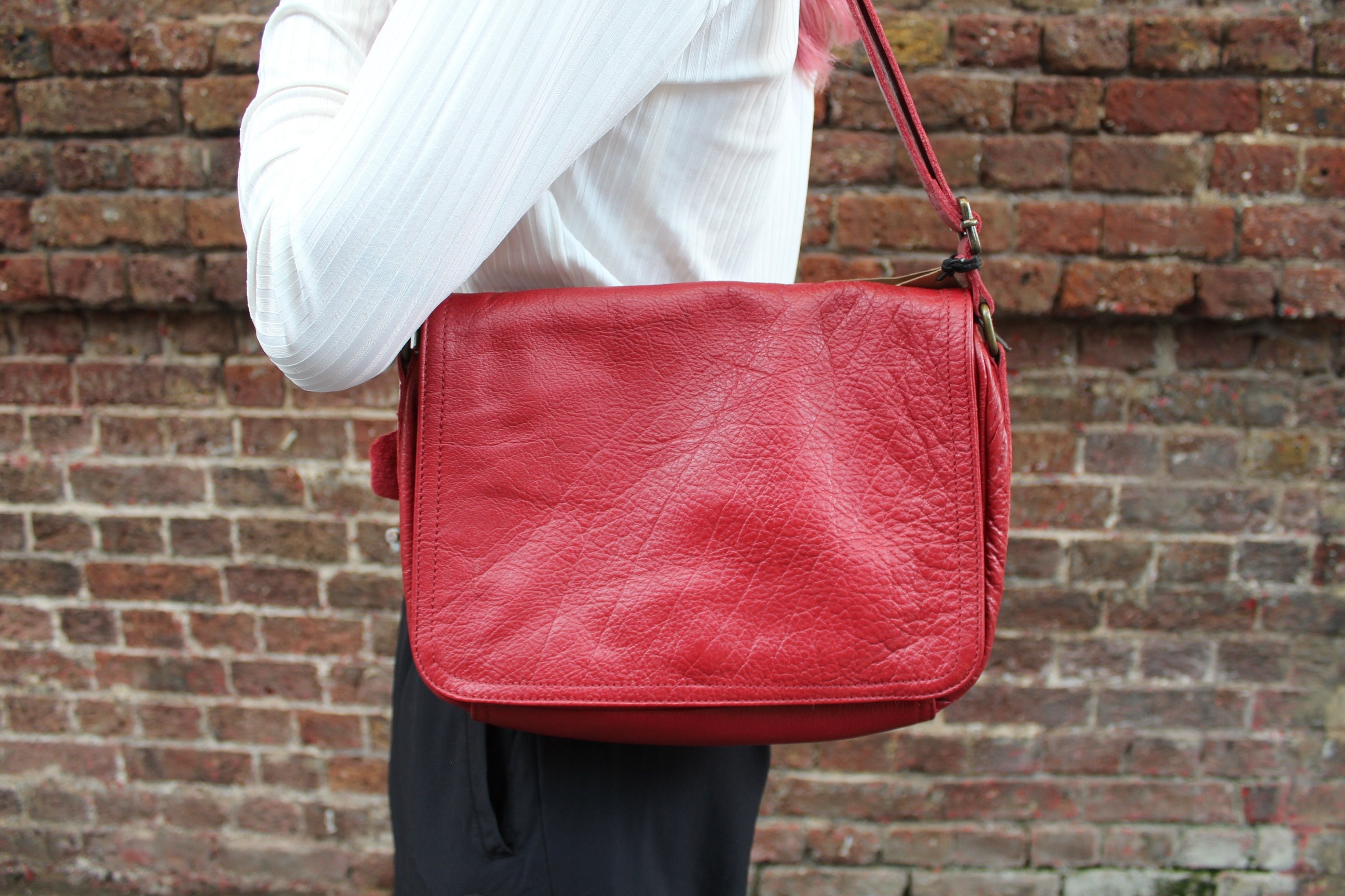 HUMAN MADE × BMW × GDC MESSENGER BAG Red HUMAN MADE × BMW × GDC MESSENGER BAG Red