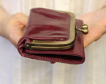 Portafoglio Donna In Pelle PU - Sottile, Con Cerniera, Multi Scomparti, Nero